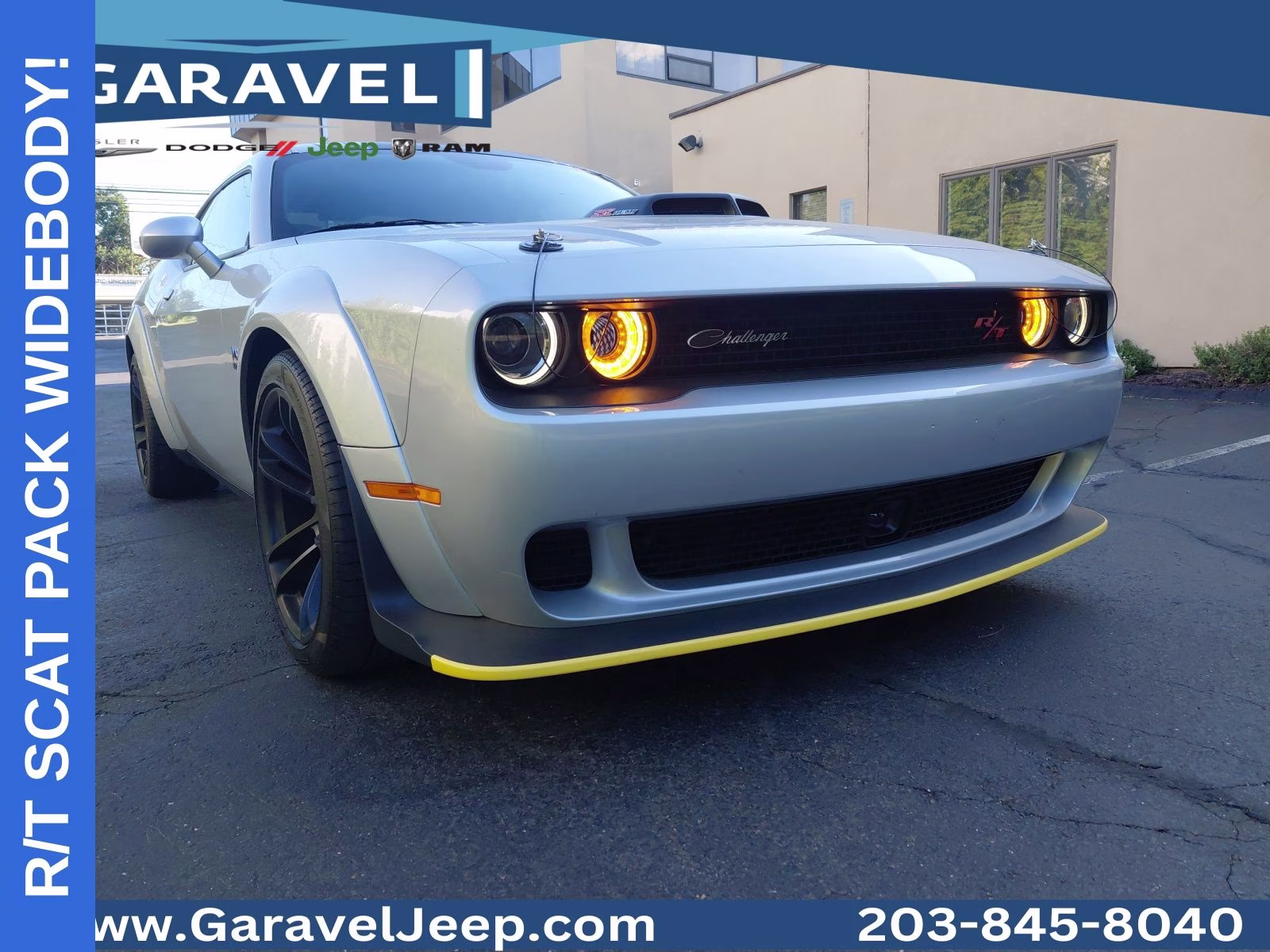 2022 Triple Nickel Clearcoat Dodge Challenger R/T Scat Pack Widebody RWD Coupe