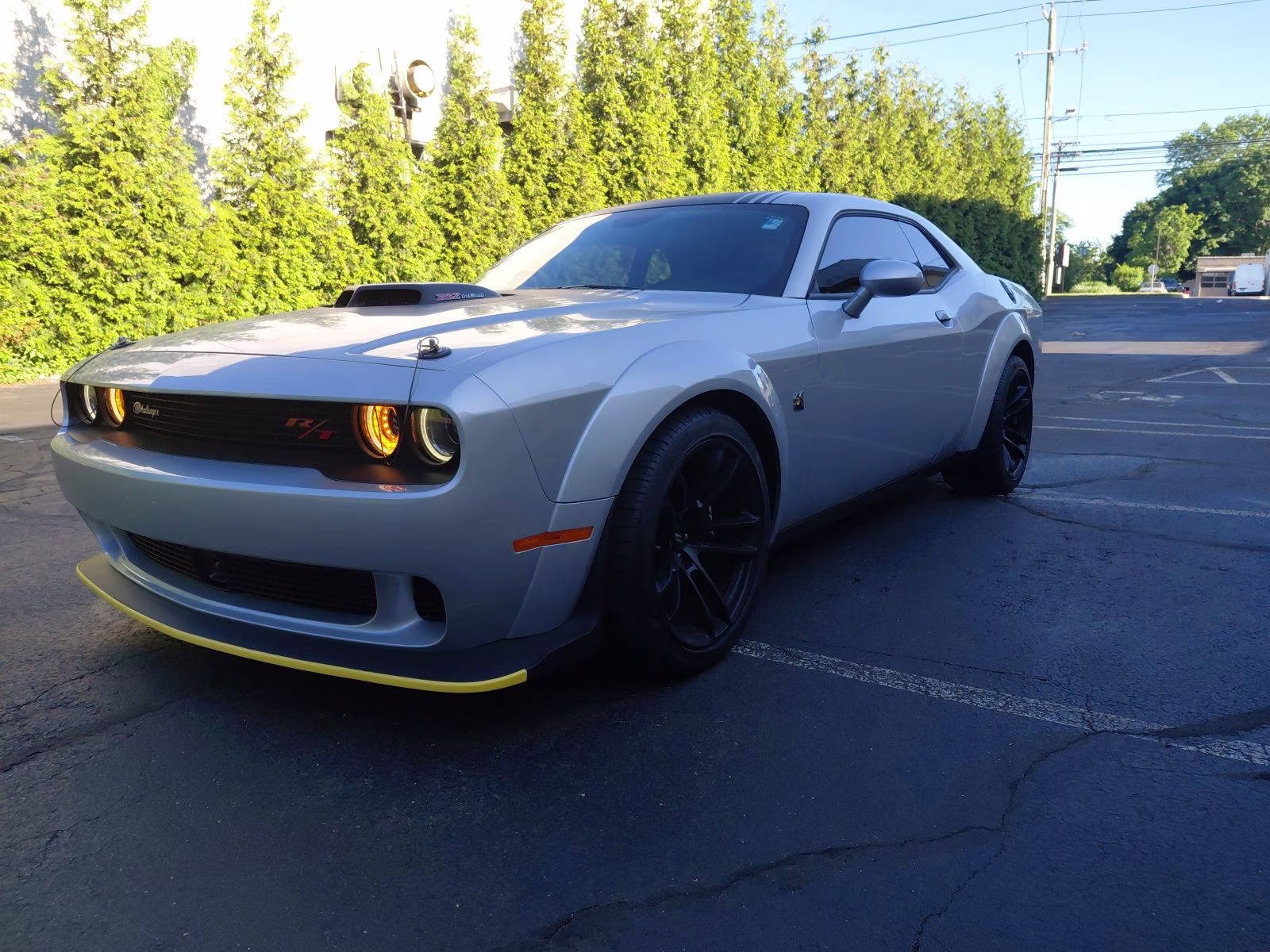 2022 Triple Nickel Clearcoat Dodge Challenger R/T Scat Pack Widebody RWD Coupe