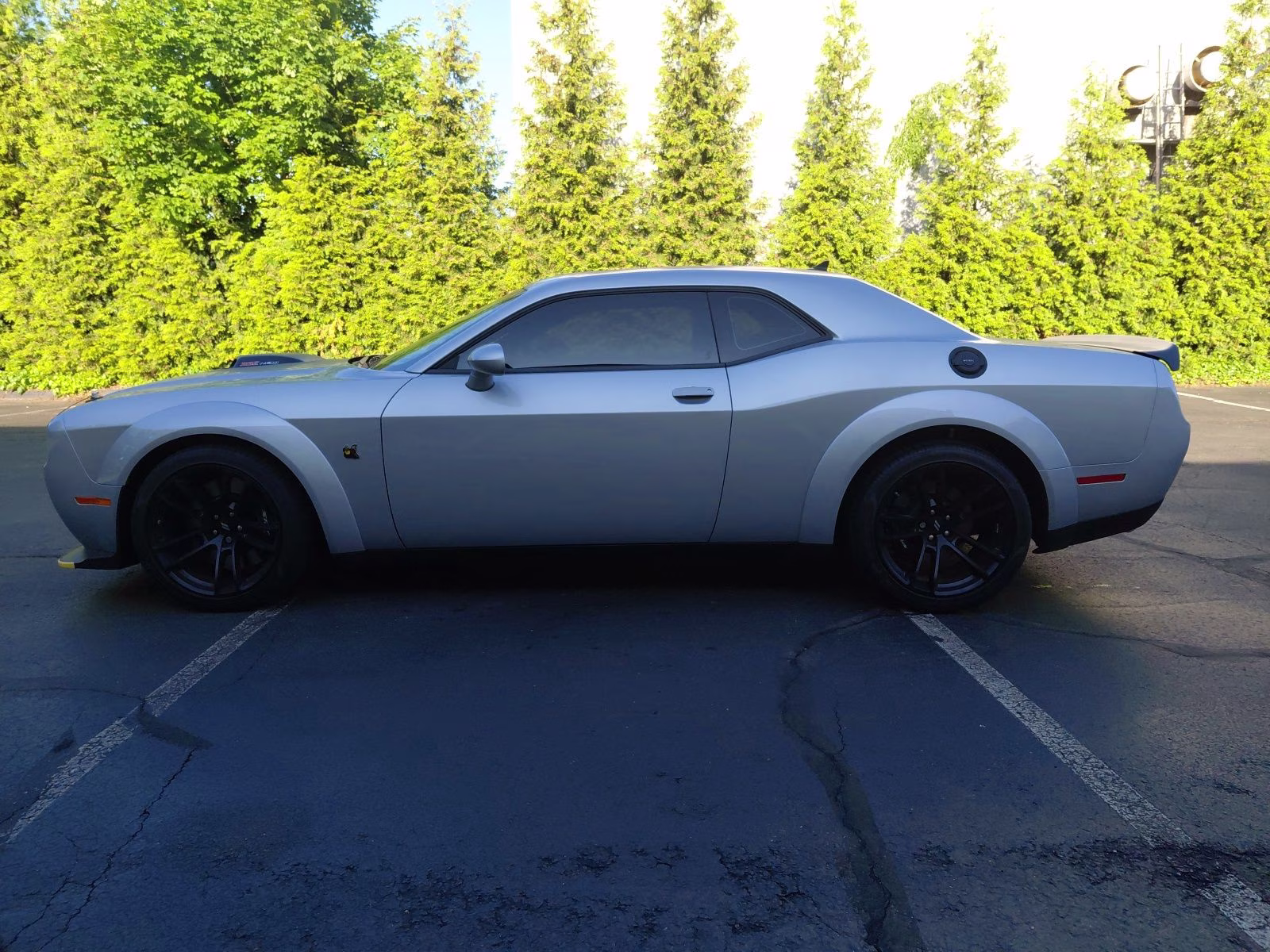 2022 Triple Nickel Clearcoat Dodge Challenger R/T Scat Pack Widebody RWD Coupe