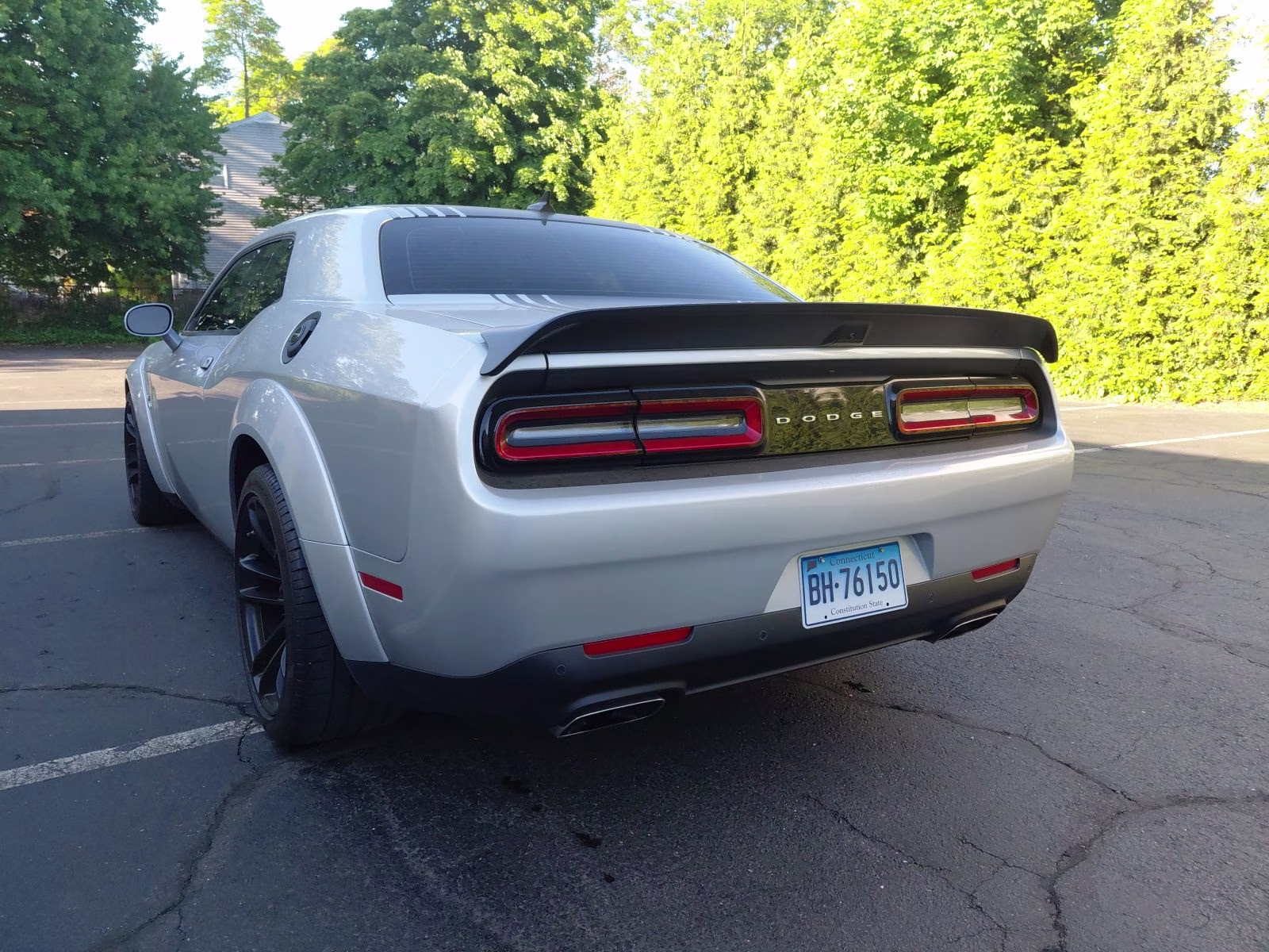 2022 Triple Nickel Clearcoat Dodge Challenger R/T Scat Pack Widebody RWD Coupe