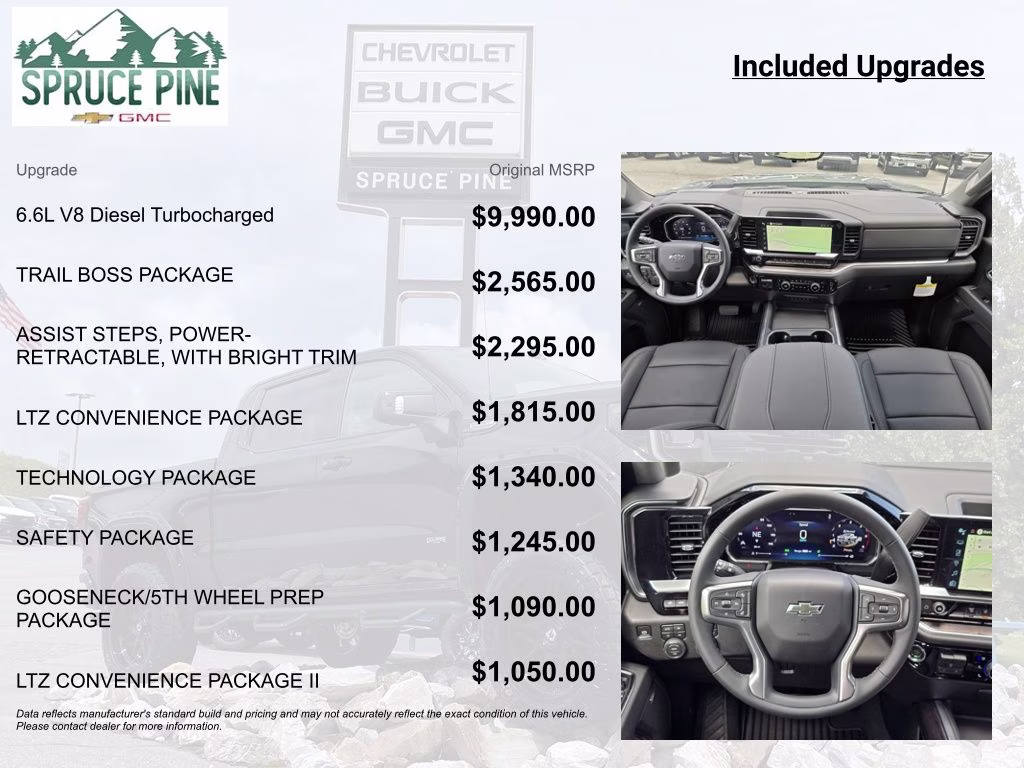 2026 Sterling Gray Metallic Chevrolet Silverado 2500HD LTZ 4X4 Truck