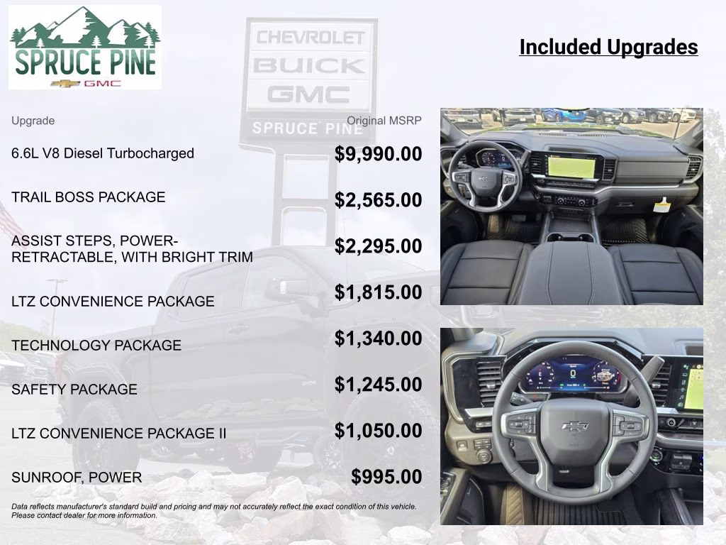 2026 Black Chevrolet Silverado 2500HD LTZ 4X4 Truck