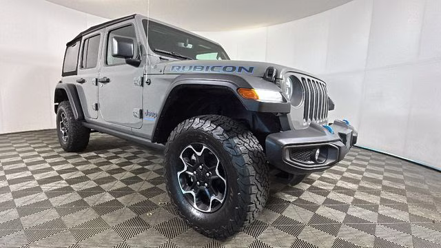 2023 Sting-Gray Clearcoat Jeep Wrangler Rubicon 4xe 4X4 SUV