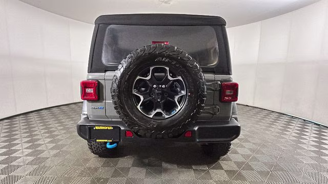 2023 Sting-Gray Clearcoat Jeep Wrangler Rubicon 4xe 4X4 SUV