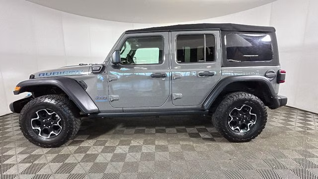 2023 Sting-Gray Clearcoat Jeep Wrangler Rubicon 4xe 4X4 SUV