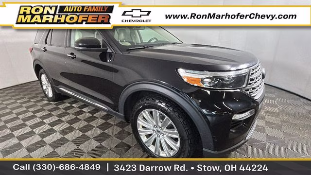 2022 Black Metallic Ford Explorer Limited 4X4 SUV