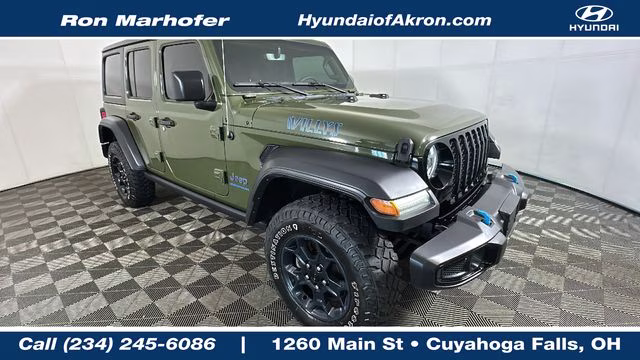 2023 Sarge Green Clearcoat Jeep Wrangler Base 4xe 4X4 SUV