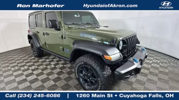 2023 Sarge Green Clearcoat Jeep Wrangler Base 4xe 4X4 SUV