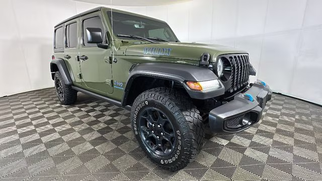 2023 Sarge Green Clearcoat Jeep Wrangler Base 4xe 4X4 SUV