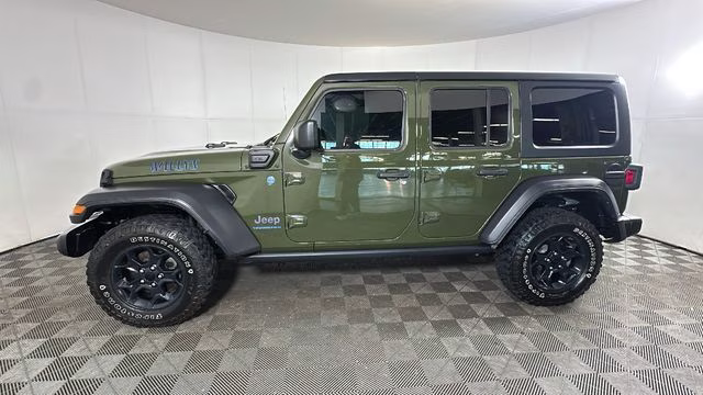 2023 Sarge Green Clearcoat Jeep Wrangler Base 4xe 4X4 SUV
