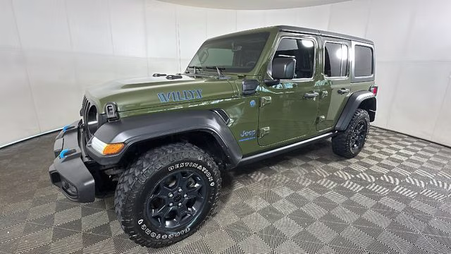 2023 Sarge Green Clearcoat Jeep Wrangler Base 4xe 4X4 SUV