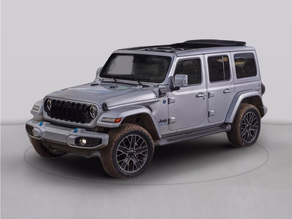 2024 Bright White Clearcoat Jeep Wrangler Sahara 4xe 4X4 SUV