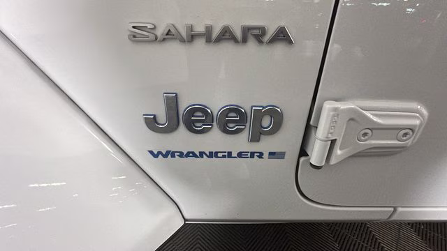 2024 Bright White Clearcoat Jeep Wrangler Sahara 4xe 4X4 SUV