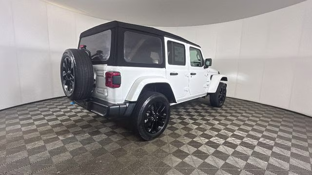 2024 Bright White Clearcoat Jeep Wrangler Sahara 4xe 4X4 SUV