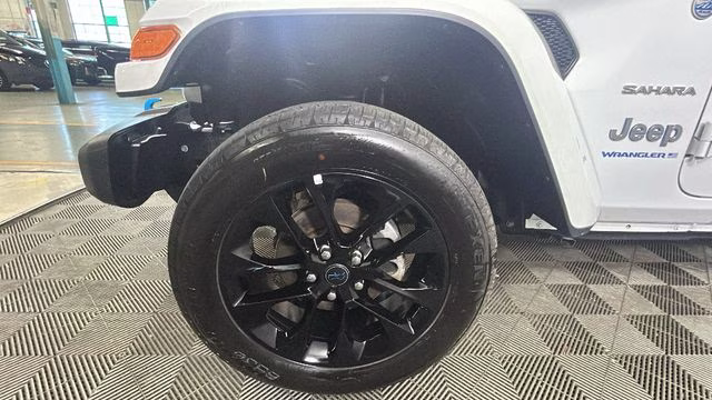 2024 Bright White Clearcoat Jeep Wrangler Sahara 4xe 4X4 SUV