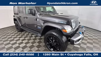 2024 Granite Crystal Metallic Clearcoat Jeep Wrangler Sahara 4xe 4X4 SUV