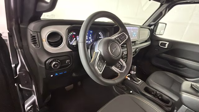 2024 Granite Crystal Metallic Clearcoat Jeep Wrangler Sahara 4xe 4X4 SUV