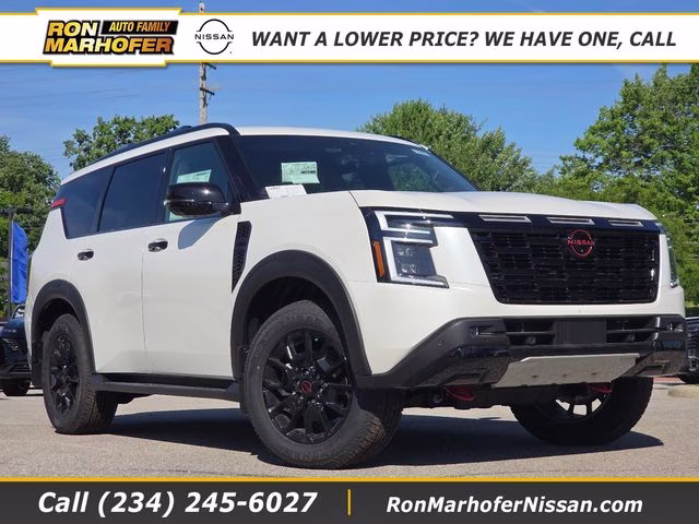 2026 Aspen White Tricoat Nissan Armada PRO-4X 4X4 SUV