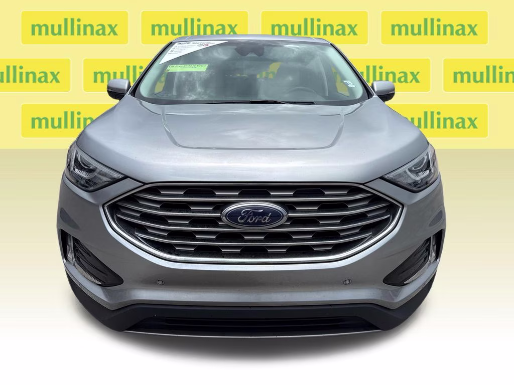 2021 Iconic Silver Metallic Ford Edge Titanium FWD SUV