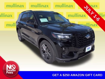 2026 Agate Black Metallic Ford Explorer ST 4X4 SUV
