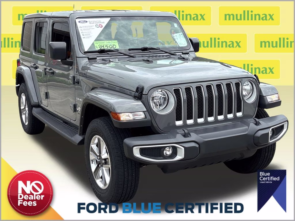 2021 Sting-Gray Clearcoat Jeep Wrangler Unlimited Sahara 4X4 SUV
