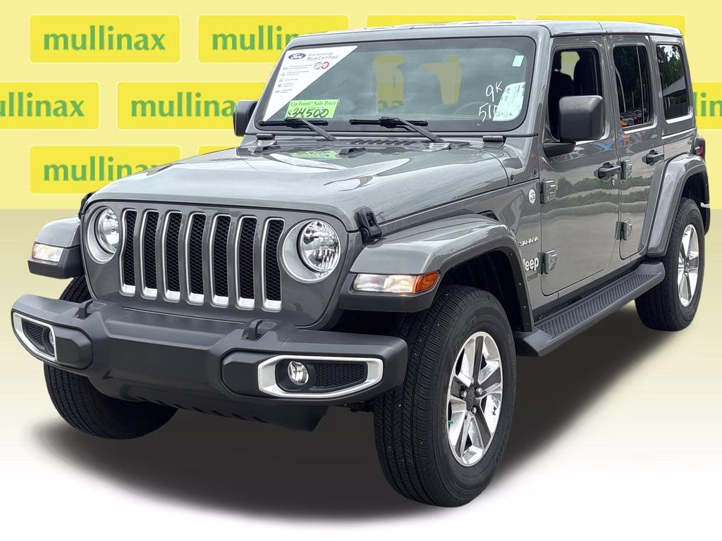 2021 Sting-Gray Clearcoat Jeep Wrangler Unlimited Sahara 4X4 SUV