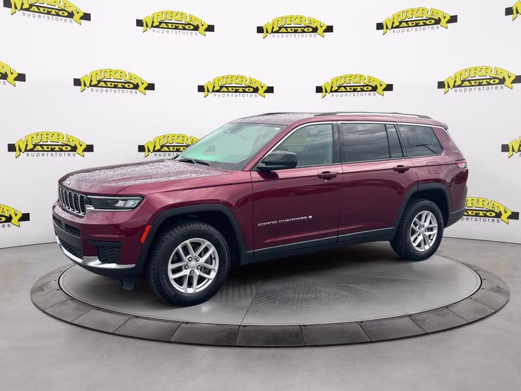 2021 Velvet Red Pearlcoat Jeep Grand Cherokee L Laredo 4X4 SUV