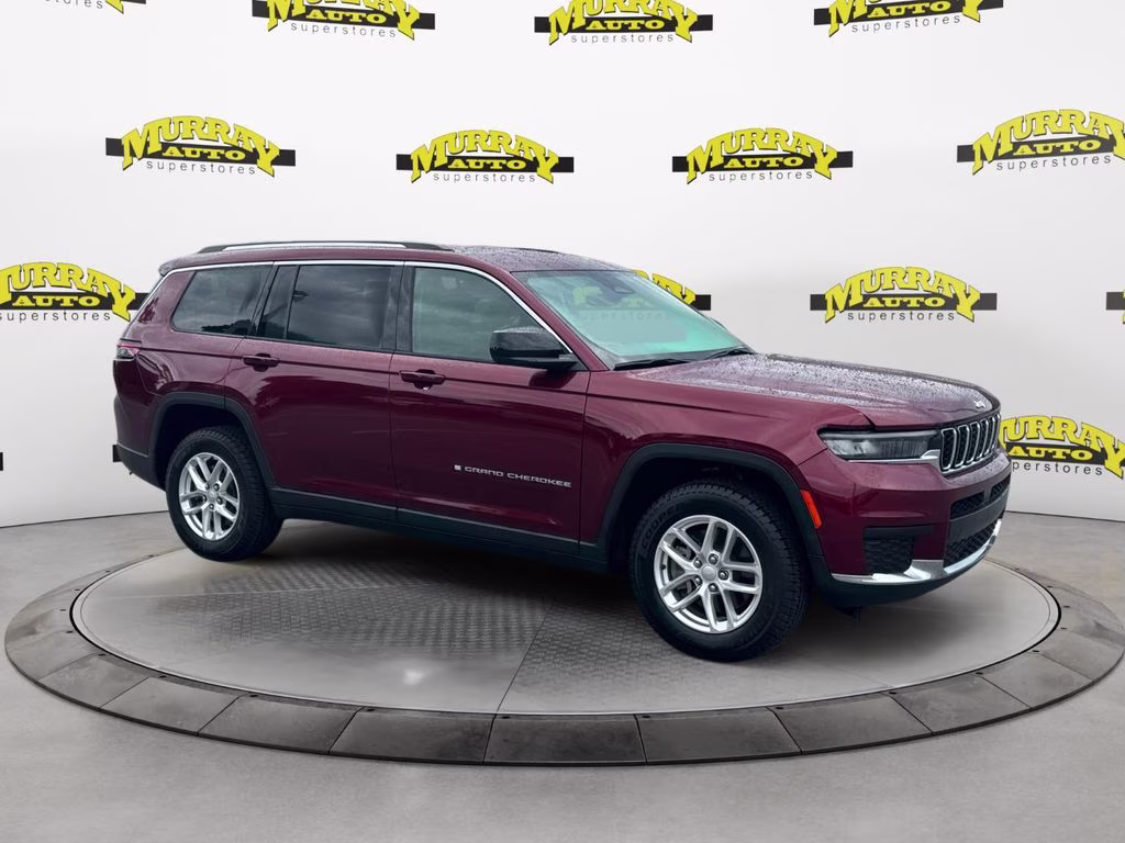 2021 Velvet Red Pearlcoat Jeep Grand Cherokee L Laredo 4X4 SUV