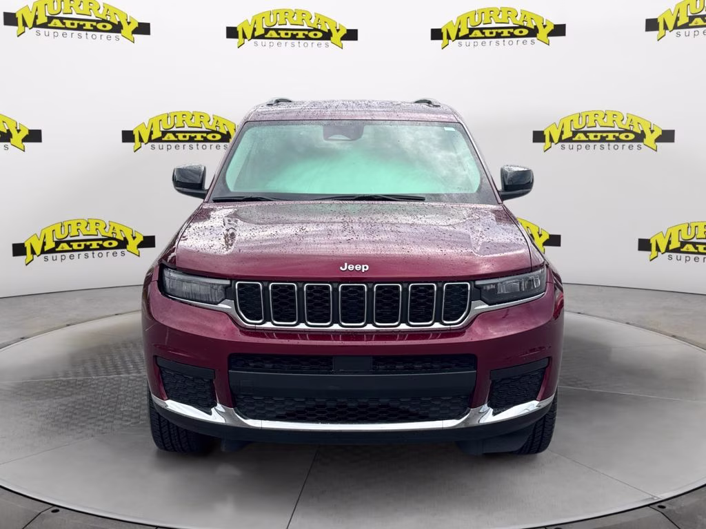 2021 Velvet Red Pearlcoat Jeep Grand Cherokee L Laredo 4X4 SUV