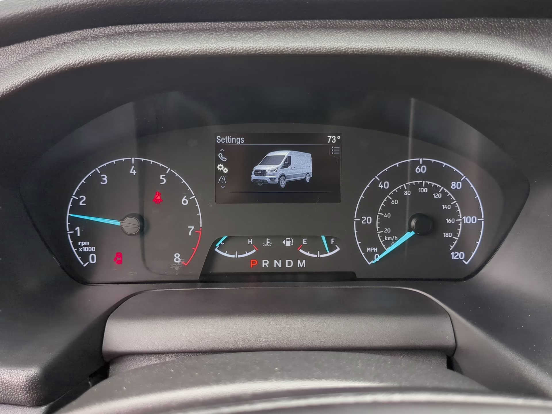 2025 Oxford White Ford Transit Cargo Van RWD Van