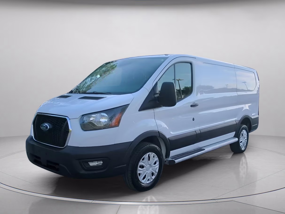 2025 Oxford White Ford Transit Cargo Van RWD Van