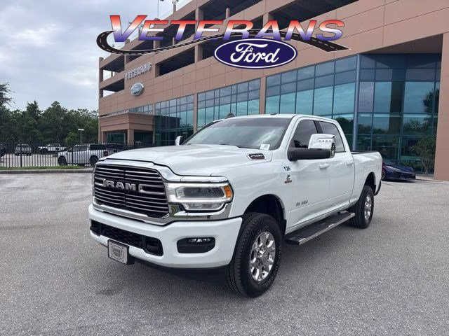2024 Bright White Clearcoat Ram 2500 Laramie Crew Cab Pickup 4X4 Truck
