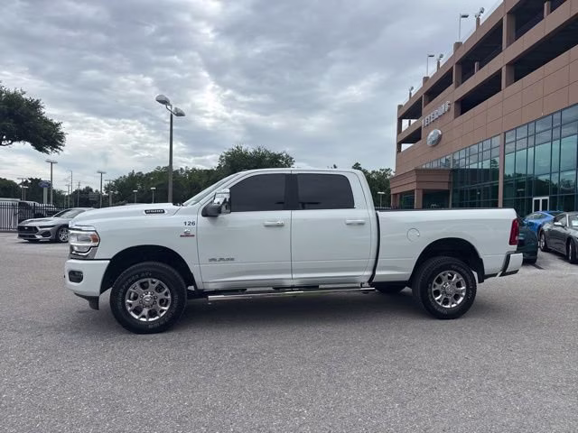 2024 Bright White Clearcoat Ram 2500 Laramie Crew Cab Pickup 4X4 Truck