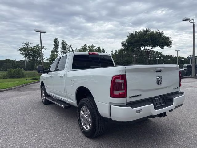 2024 Bright White Clearcoat Ram 2500 Laramie Crew Cab Pickup 4X4 Truck