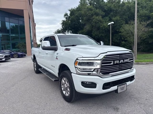 2024 Bright White Clearcoat Ram 2500 Laramie Crew Cab Pickup 4X4 Truck