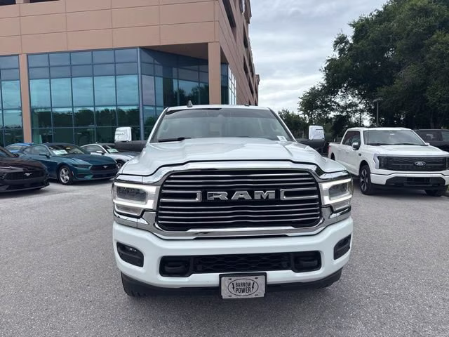 2024 Bright White Clearcoat Ram 2500 Laramie Crew Cab Pickup 4X4 Truck