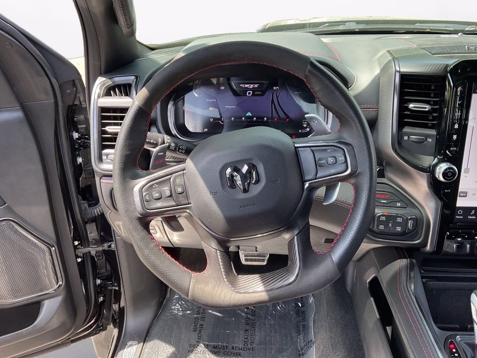 2023 Diamond Black Crystal Pearlcoat Ram 1500 TRX 4X4 Truck