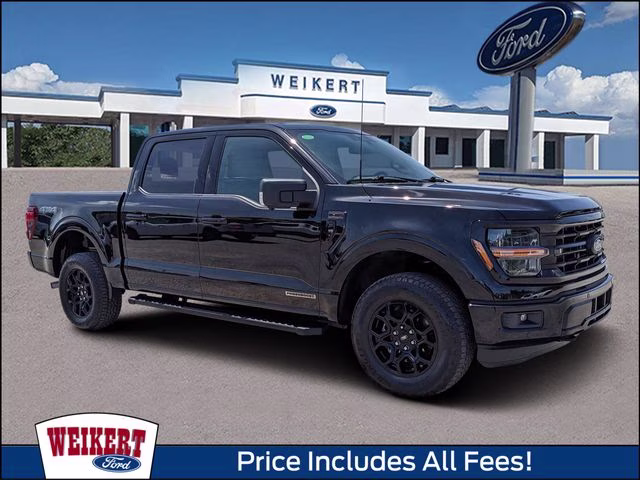 2024 Black Metallic Ford F-150 XLT 4X4 Truck