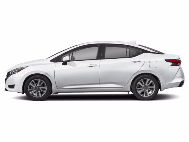 2025 Aspen White Tricoat Nissan Versa 1.6 SV FWD Sedan