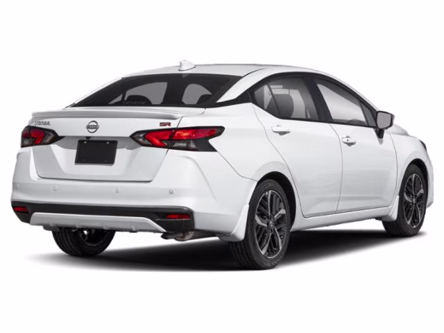 2025 Aspen White Tricoat Nissan Versa 1.6 SR FWD Sedan