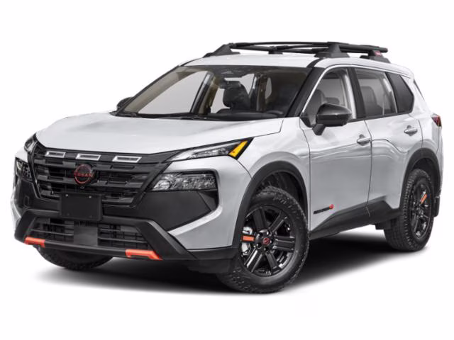 2026 Everest White Pearl Tricoat Nissan Rogue Rock Creek AWD SUV