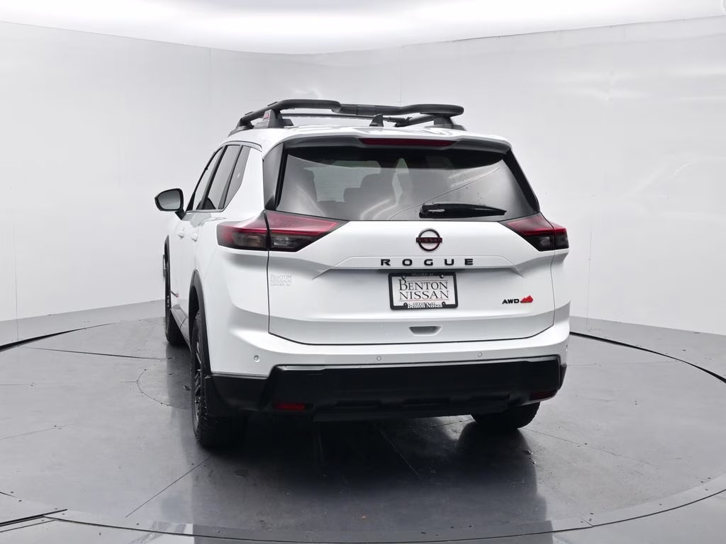 2026 Everest White Pearl Tricoat Nissan Rogue Rock Creek AWD SUV