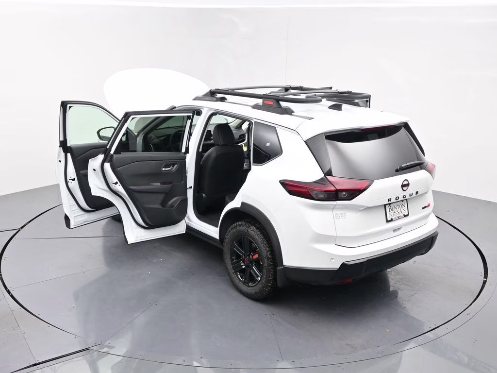 2026 Everest White Pearl Tricoat Nissan Rogue Rock Creek AWD SUV
