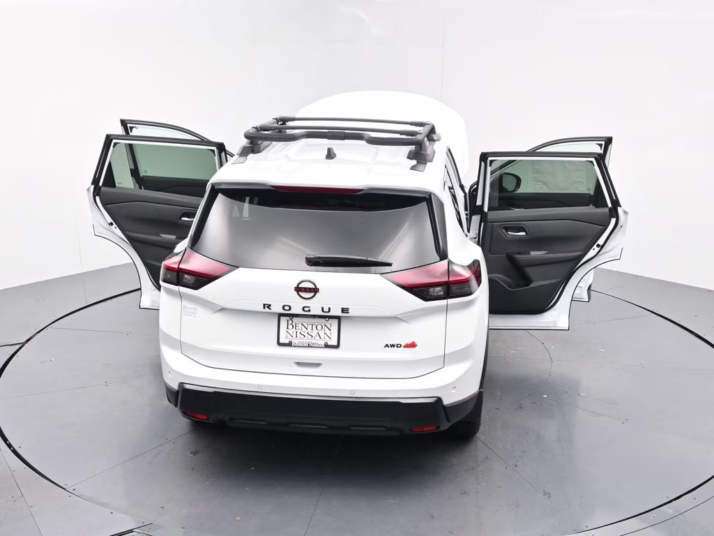 2026 Everest White Pearl Tricoat Nissan Rogue Rock Creek AWD SUV