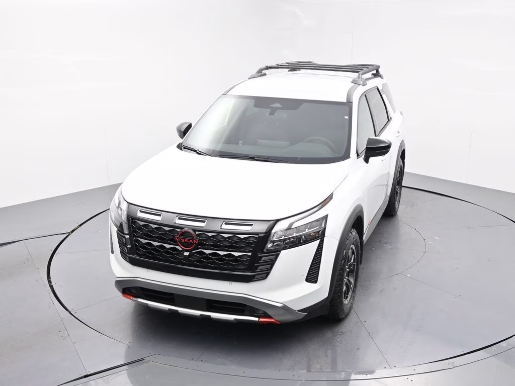 2026 Everest White Pearl Tricoat Nissan Pathfinder Rock Creek 4X4 SUV