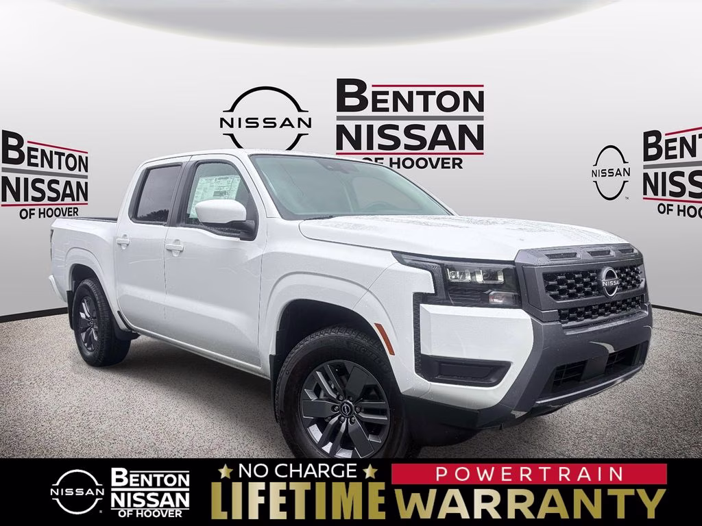 2026 Glacier White Nissan Frontier SV RWD Truck