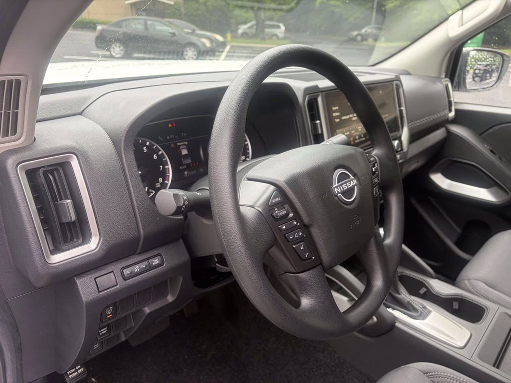 2026 Glacier White Nissan Frontier SV RWD Truck