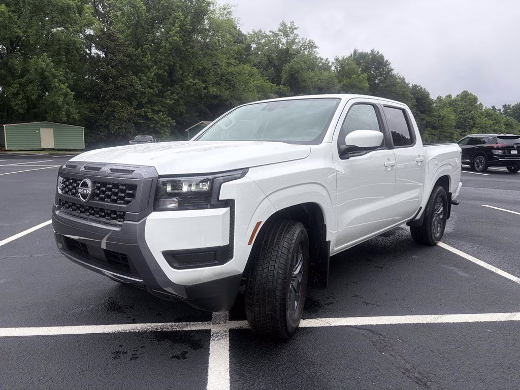 2026 Glacier White Nissan Frontier SV RWD Truck