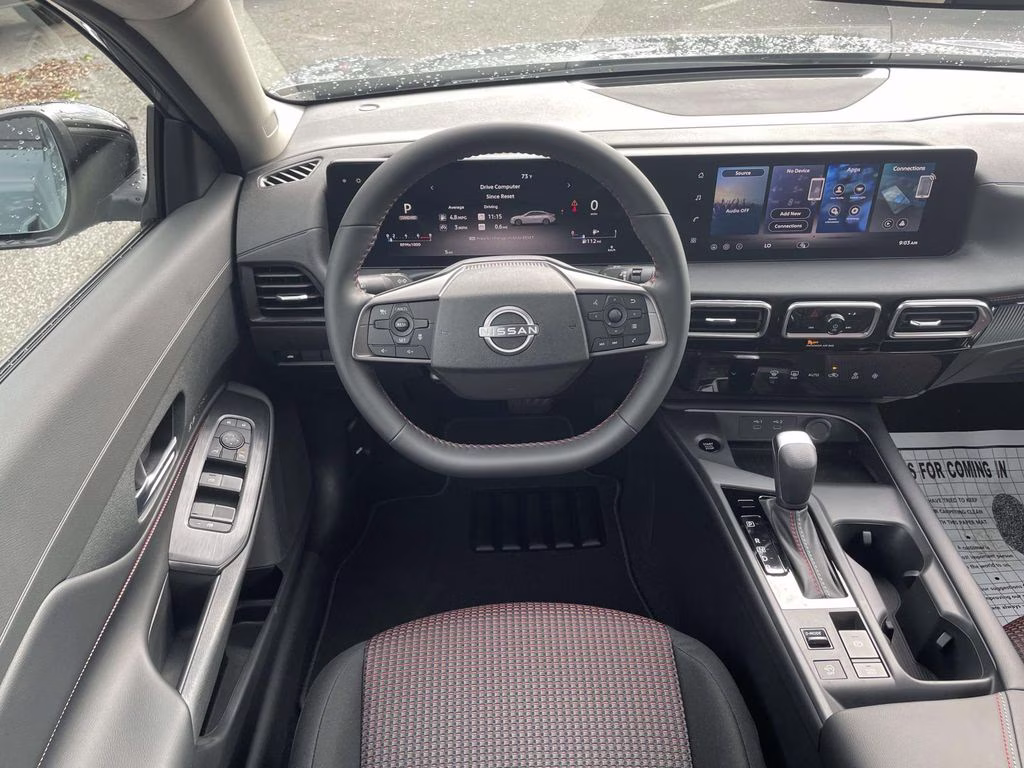 2026 Atlantic Gray/Super Black Nissan Sentra SR FWD Sedan