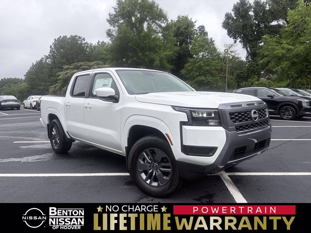 2026 Glacier White Nissan Frontier SV RWD Truck
